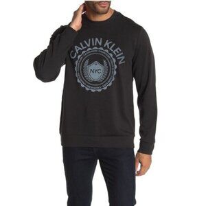 Calvin Klein Crest Logo Print Sweatshirt